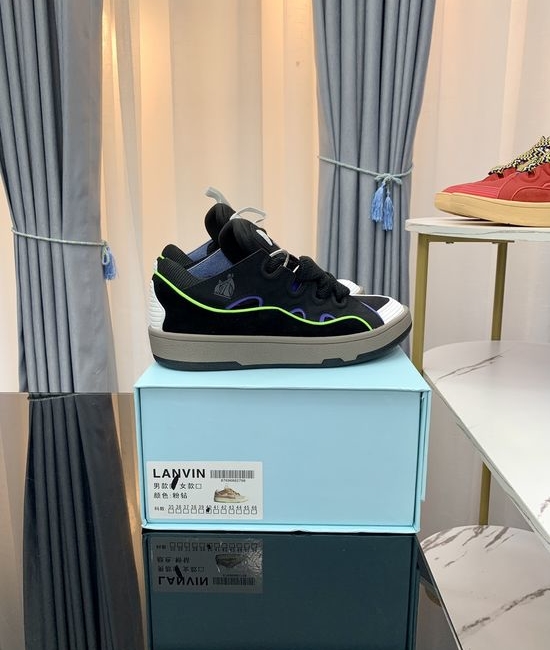 Lanvin Premium Leather Versatile Daily Casual Sneakers
