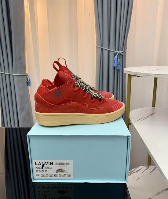 Lanvin Premium Leather Versatile Daily Casual Sneakers