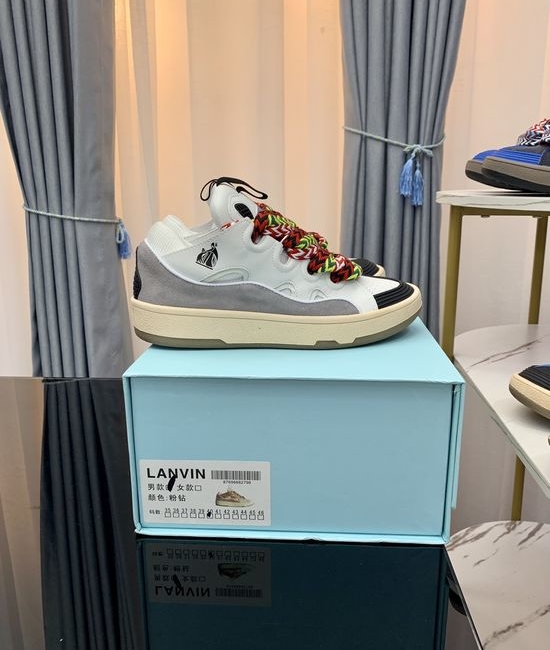 Lanvin Premium Leather Versatile Daily Casual Sneakers