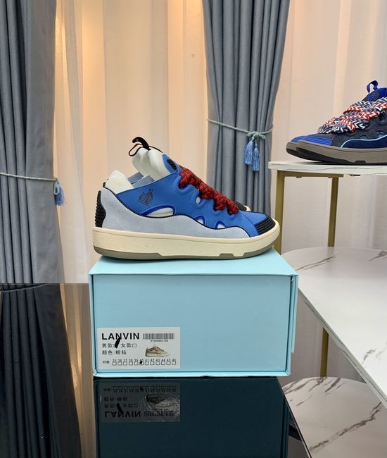 Lanvin Premium Leather Versatile Daily Casual Sneakers