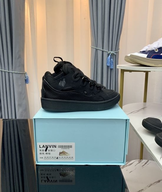 Lanvin Premium Leather Versatile Daily Casual Sneakers