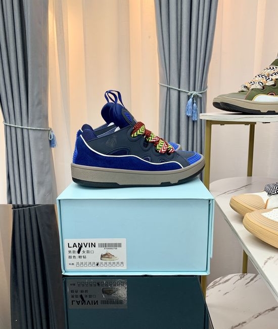 Lanvin Premium Leather Versatile Daily Casual Sneakers