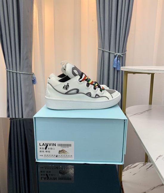 Lanvin Premium Leather Versatile Daily Casual Sneakers