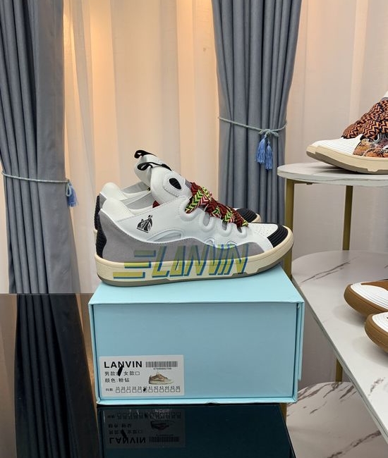 Lanvin Premium Leather Versatile Daily Casual Sneakers
