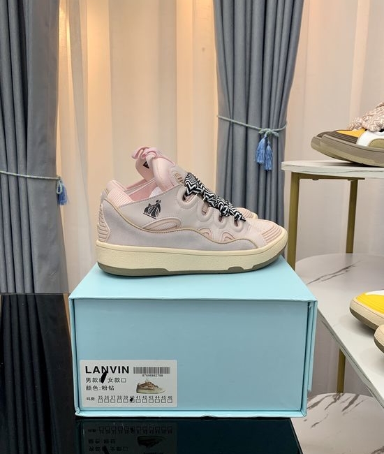 Lanvin Premium Leather Versatile Daily Casual Sneakers