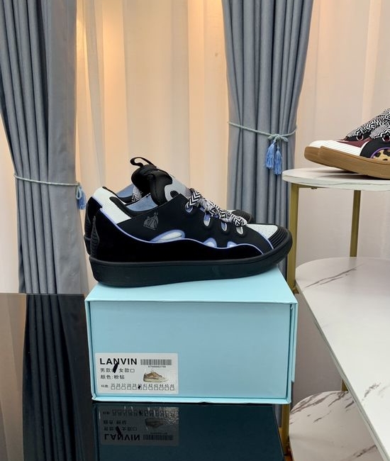 Lanvin Premium Leather Versatile Daily Casual Sneakers