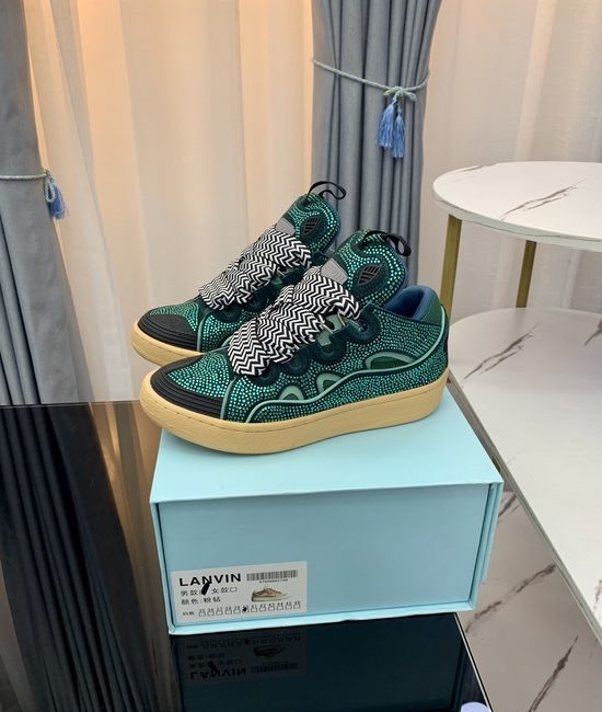 Lanvin Premium Leather Versatile Daily Casual Sneakers