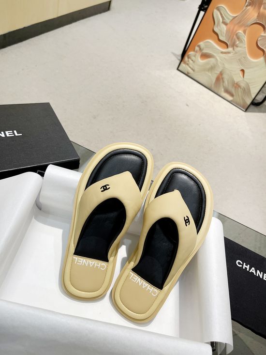 Chanel Premium Soft Leather Casual Comfortable Daily Shoes