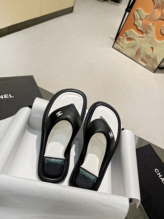 Chanel Premium Soft Leather Casual Comfortable Daily Shoes