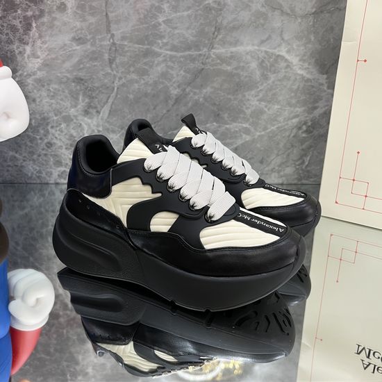 McQueen Premium Thick Sole Chunky Casual Sneakers