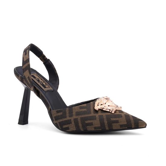 Fendi Casual Comfortable Plaid Upper Walking Shoes