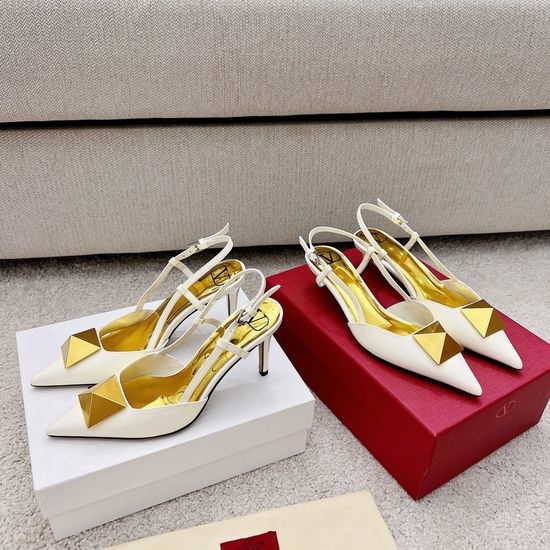 Valentino Classic Versatile Block Heel Dress Shoes Premium Quality