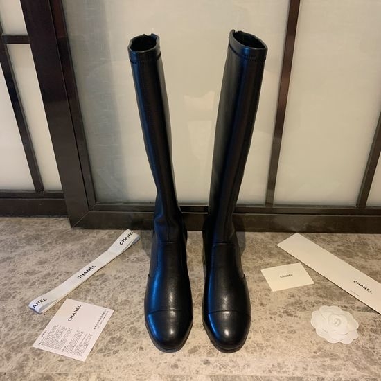 Chanel Graceful Embroidered Stiletto Knee-High Boots
