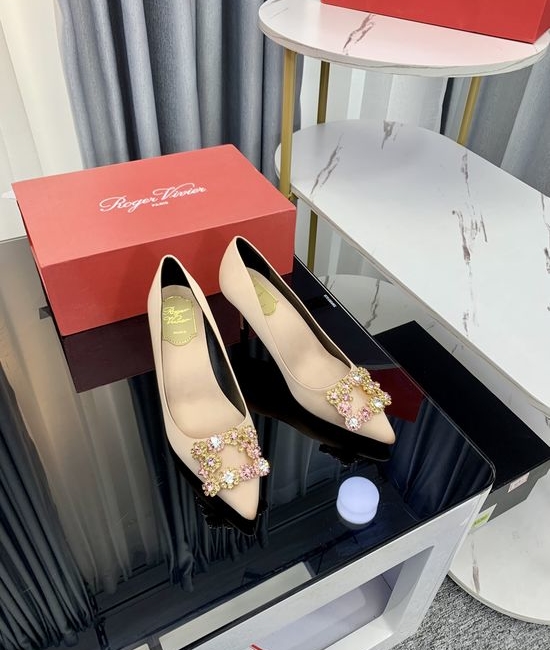 Vivienne Westhood Rhinestone Buckle Satin Kitten Heel Slingback Shoes