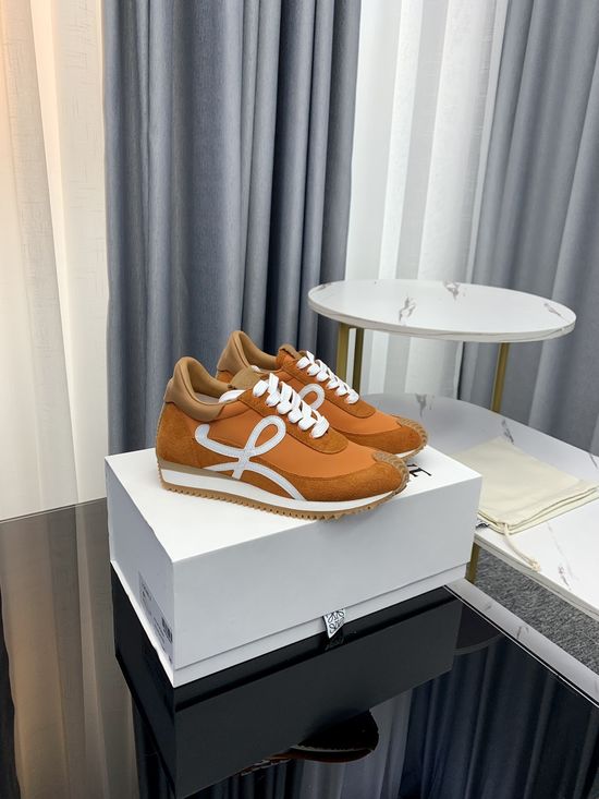 Loewe Premium Leather Non-slip Trainers With Original Full Packaging