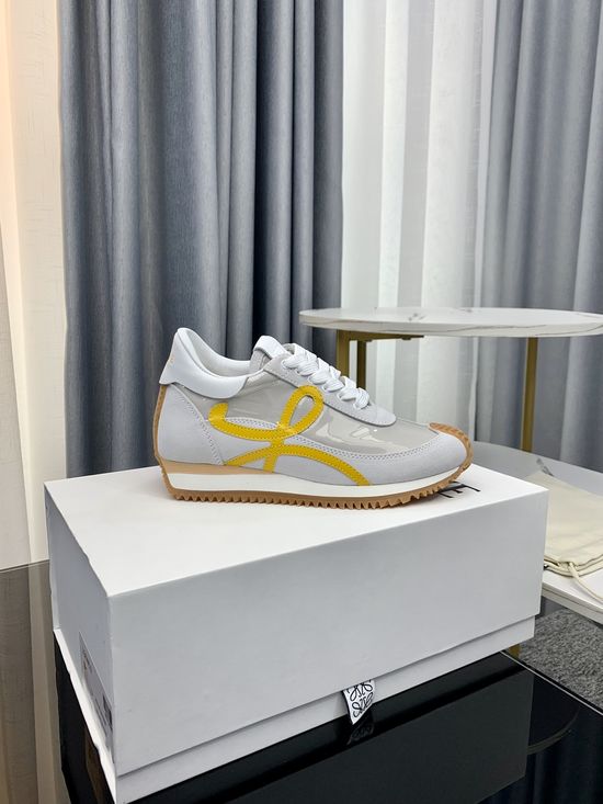 Loewe Premium Leather Non-slip Trainers With Original Full Packaging