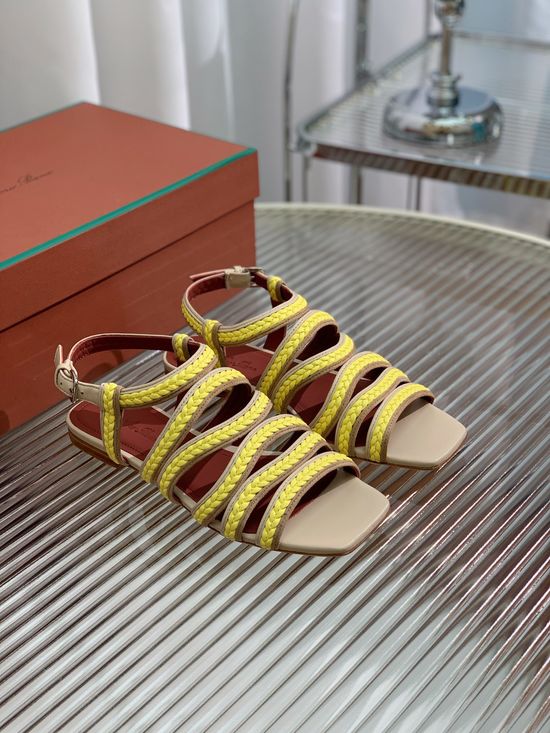 Loro Piana Premium Leather Daily Wear Casual Slides