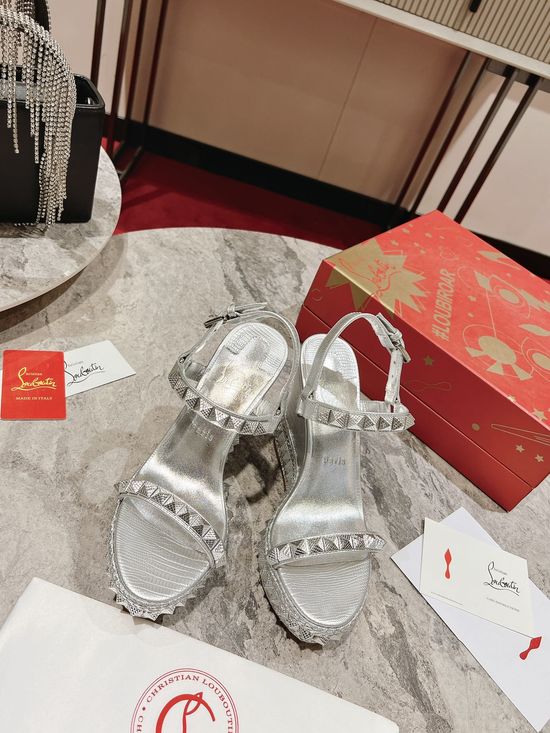 Bottega Veneta Woven Wedge Sandals with Crossover Straps