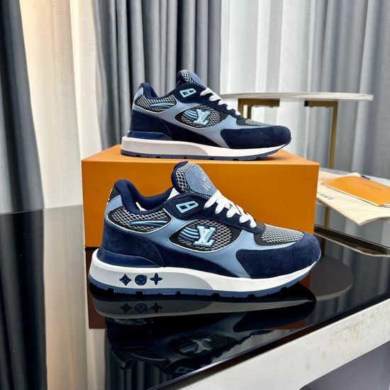 Louis Vuitton Gradient Glowing Upper Embroidered Logo Sneakers