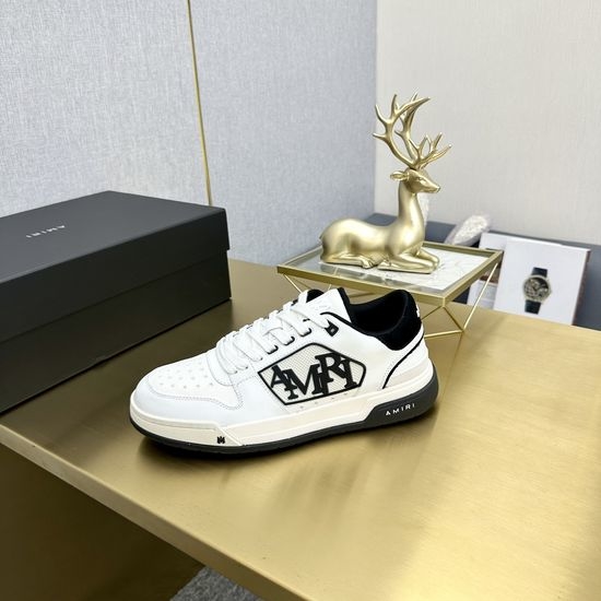 Ami Premium Stitched Leather Sneakers Lightweight Comfortable Casual Shoes