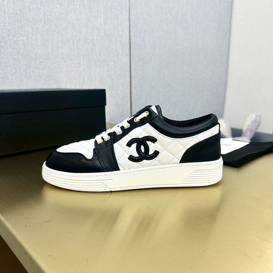 Chanel Embroidered Casual Sports Shoes Breathable Mesh Upper