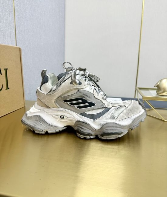 Balenciaga Chunky Sneakers Breathable Mesh Upper Lightweight Non-slip Sole