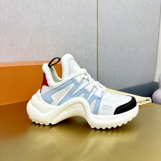 Louis Vuitton LV Wave Sole Chunky Casual Fashion Sneakers