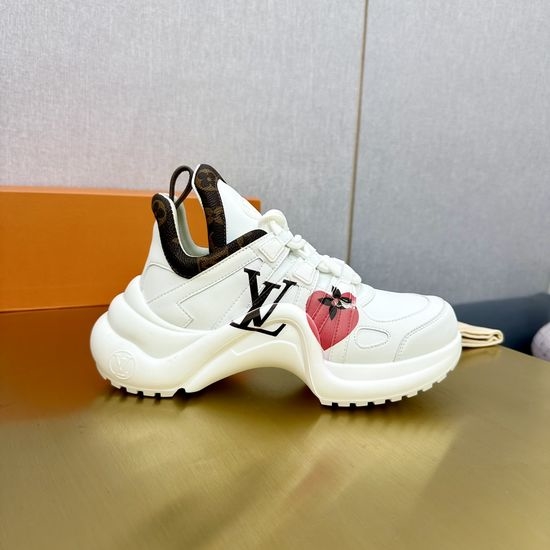 Louis Vuitton LV Wave Sole Chunky Casual Fashion Sneakers