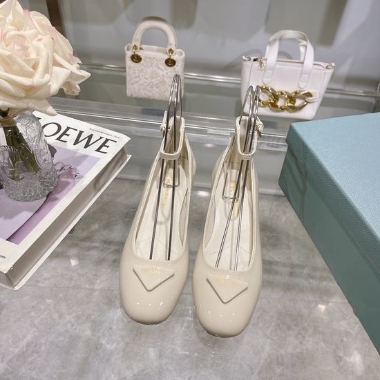 Prada Suede Low Heel Mary Jane Dress Sandals