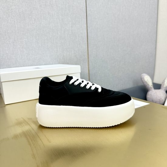 Maison Margiela MM6 Cowhide Retro Thick Sole Casual Training Shoes