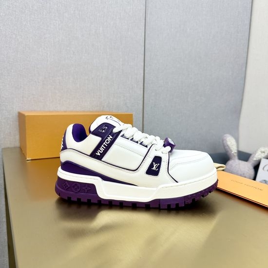 Louis Vuitton LV High Quality Basketball Sneakers with Durable Sole