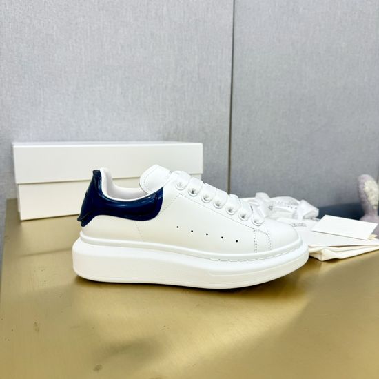McQueen Premium Leather Platform Sneakers with Full Packaging
