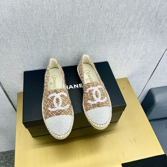 Chanel Hand-stitched Loafer with Double C Logo Accent