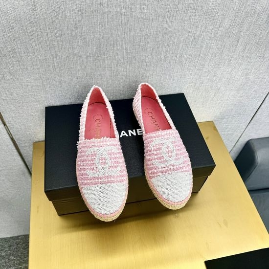 Chanel Hand-stitched Loafer with Double C Logo Accent