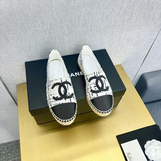 Chanel Classic Espadrilles Slip On Casual Comfortable Shoes