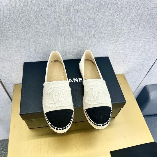Chanel Classic Espadrilles Slip On Casual Comfortable Shoes