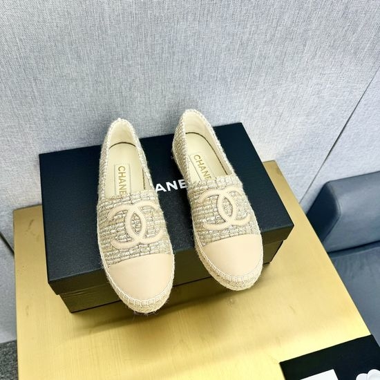Chanel Classic Espadrilles Slip On Casual Comfortable Shoes
