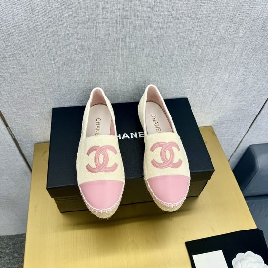 Chanel Casual Denim Espadrille Mules Slip On Comfort Shoes
