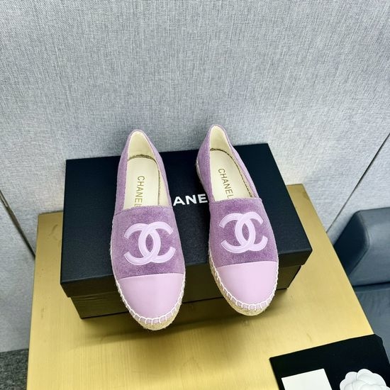 Chanel Casual Denim Espadrille Mules Slip On Comfort Shoes
