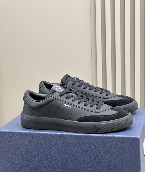 Christian Dior CD Suede Stitched Leather Lightweight Comfortable Sneakers