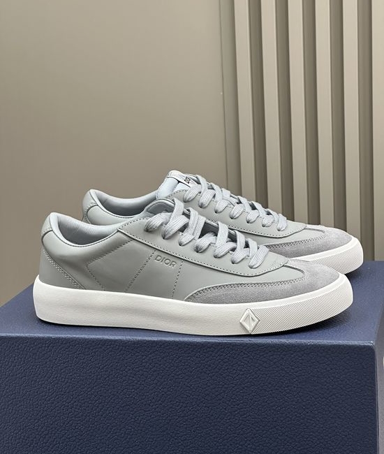 Christian Dior CD Suede Stitched Leather Lightweight Comfortable Sneakers