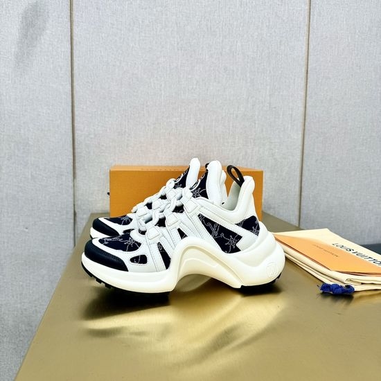 Louis Vuitton LV Wave Sole Chunky Casual Fashion Sneakers