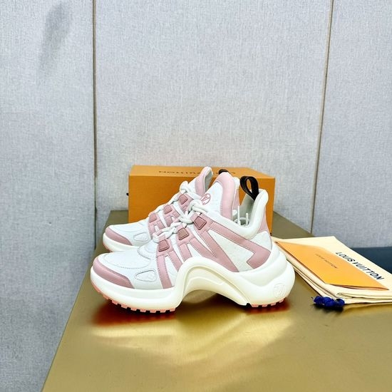 Louis Vuitton LV Wave Sole Chunky Casual Fashion Sneakers