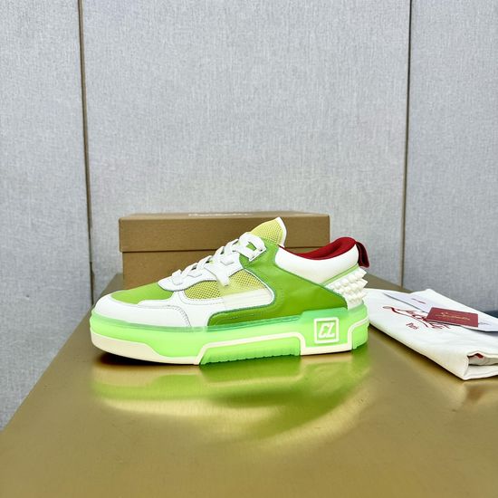 Christian Louboutine Premium Thick Sole Embellished Comfortable Casual Sneakers