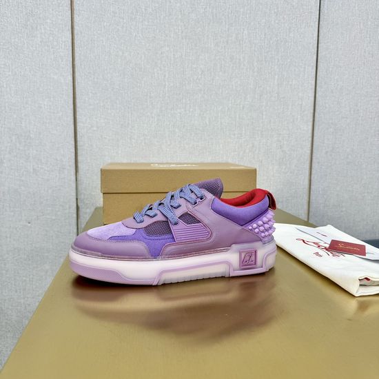 Christian Louboutine Premium Thick Sole Embellished Comfortable Casual Sneakers