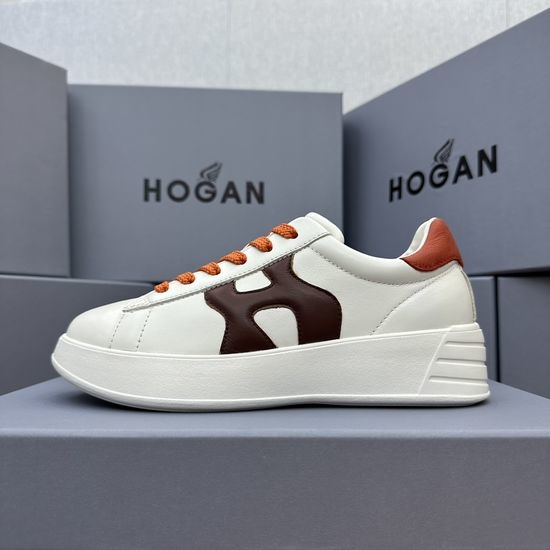 Hogan Casual Comfortable Sheepskin Sneakers with Lightweight Sole