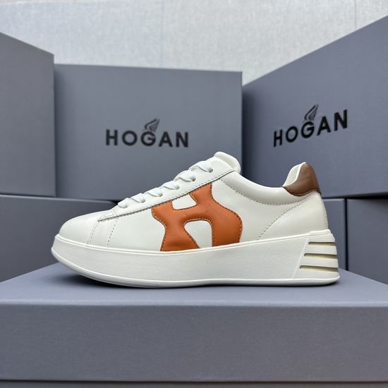 Hogan Casual Comfortable Sheepskin Sneakers with Lightweight Sole