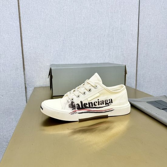 Balenciaga Distressed Vintage Casual Half Slipper Sneakers