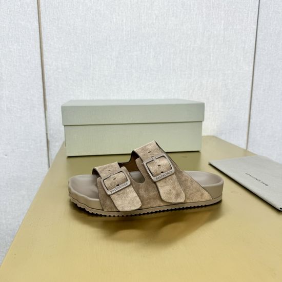 Balenciaga Thick Sole Wedge Slides Comfortable Casual Footwear