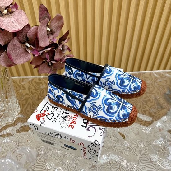 Dolce & Gabbana Vibrant Printed Canvas Espadrille Shoes